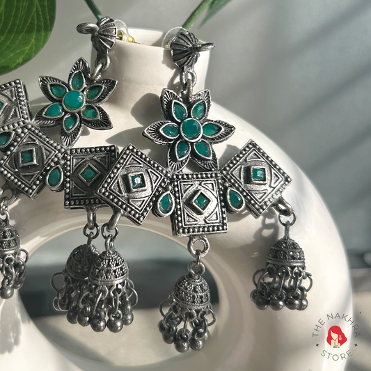 Sajni Oxidised Jhumka