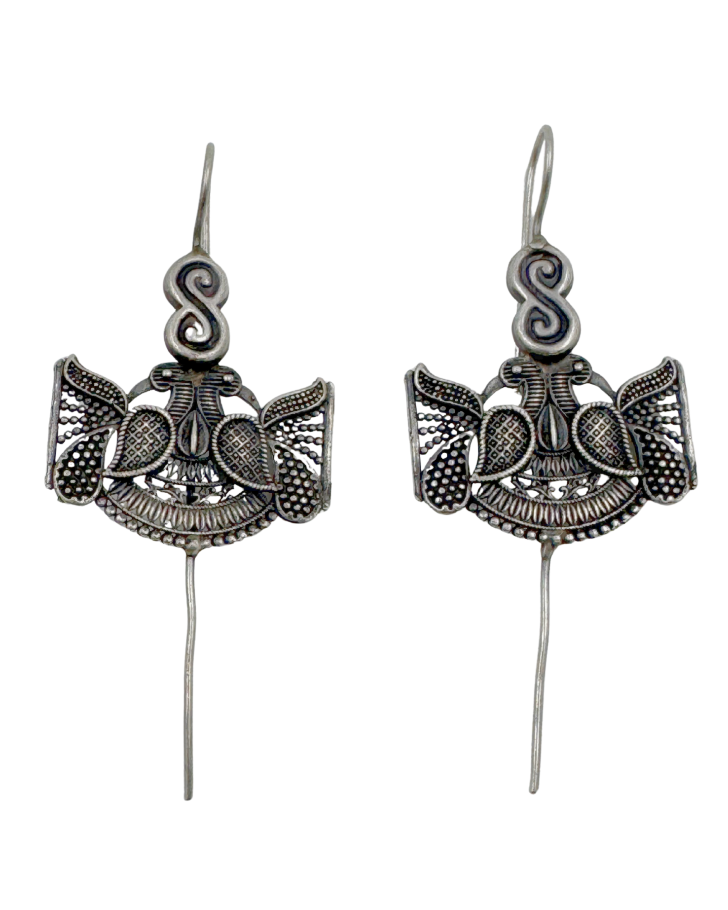 Morepankh Oxidised Earcuff - Set of 2