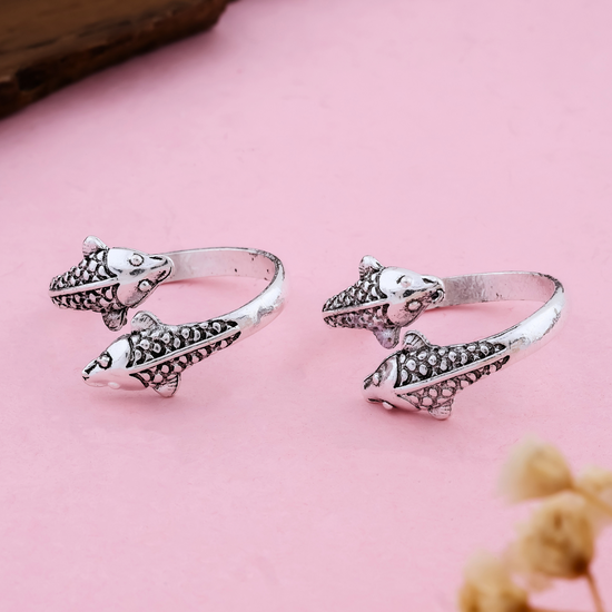 Matsya Toe Ring - Set of 2