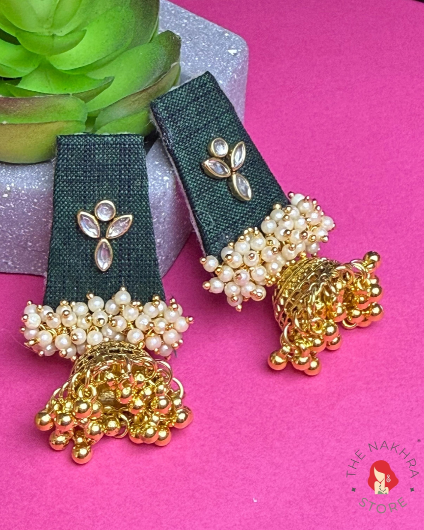 Nadaniya Fabric Earrings