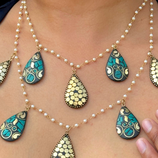 Zehnab Two-layer Moroccan Necklace