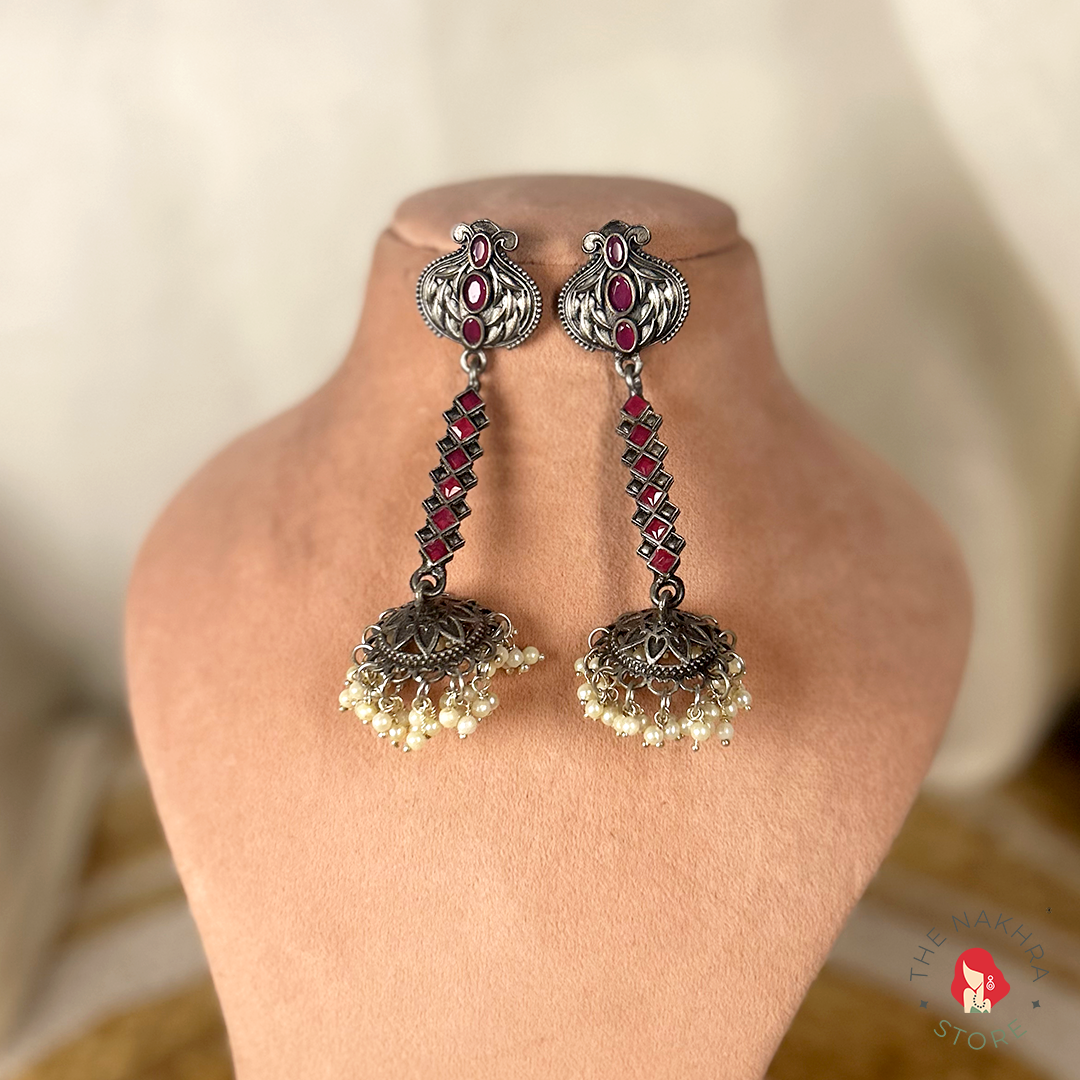 Sajda Long Earrings