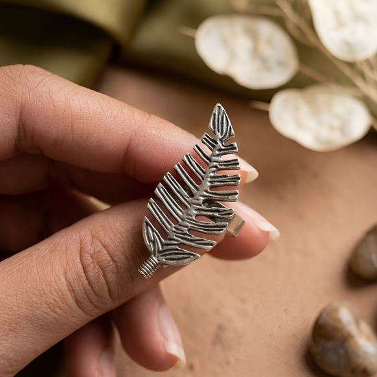 Leaf Oxidised Ring