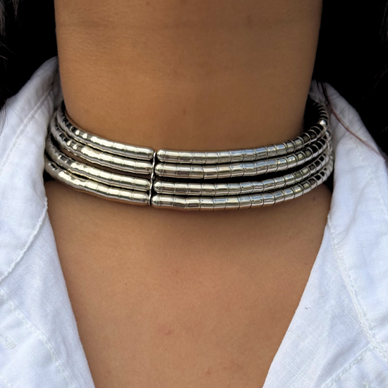 Spiral Silver Hasli
