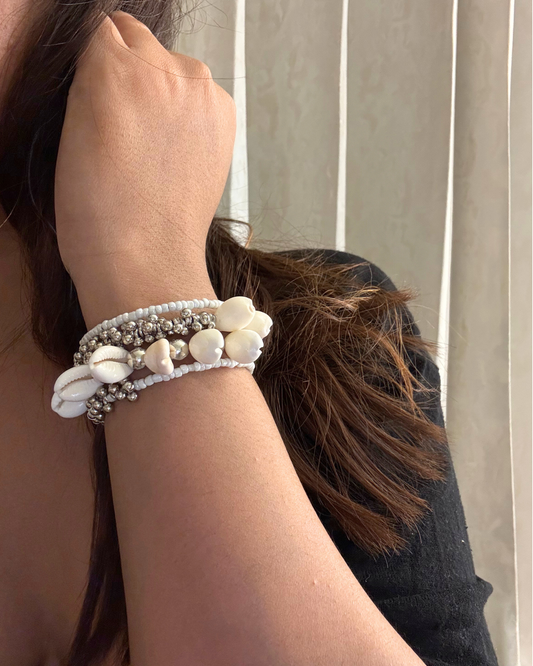 Shell Spiral Bangle