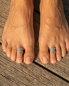 Leaf Toe Ring - Set of 2