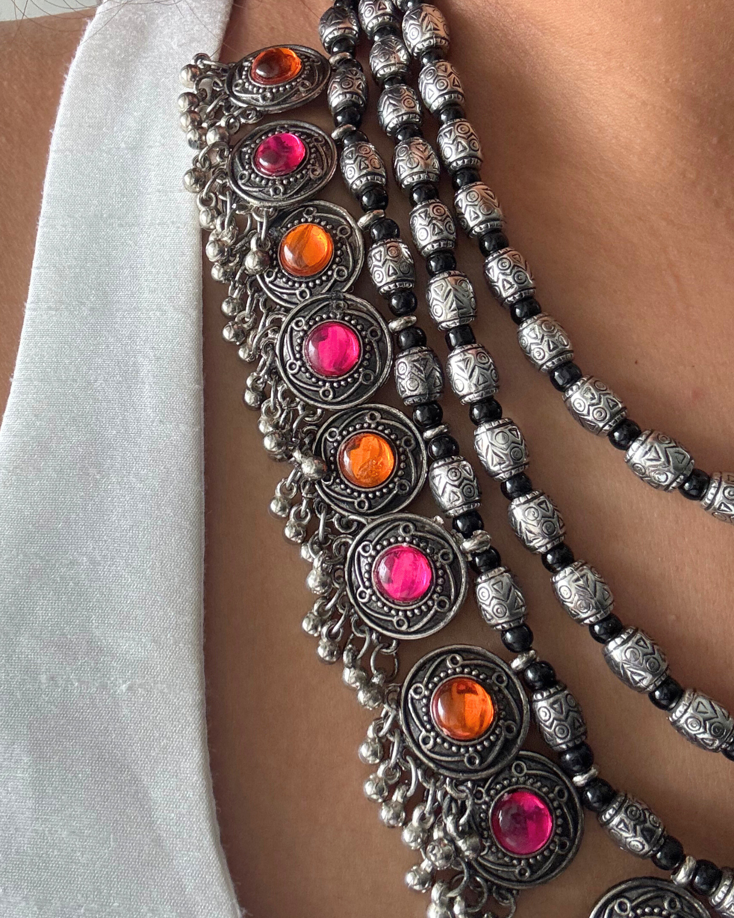 Saundarya Multi colour Necklace Set