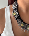 Sumitra Black Jute Necklace