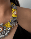 Charvi Yellow Jute Necklace