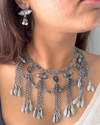 Dipali Kutchi Oxidised Choker Set
