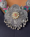Yogita Multi-colour Jute Necklace