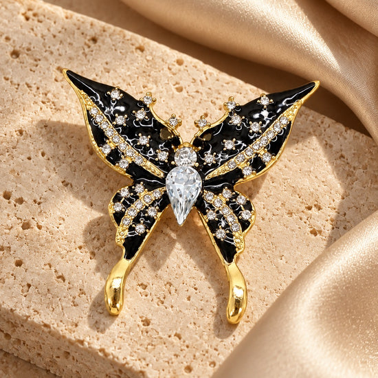 Black Butterfly Brooch