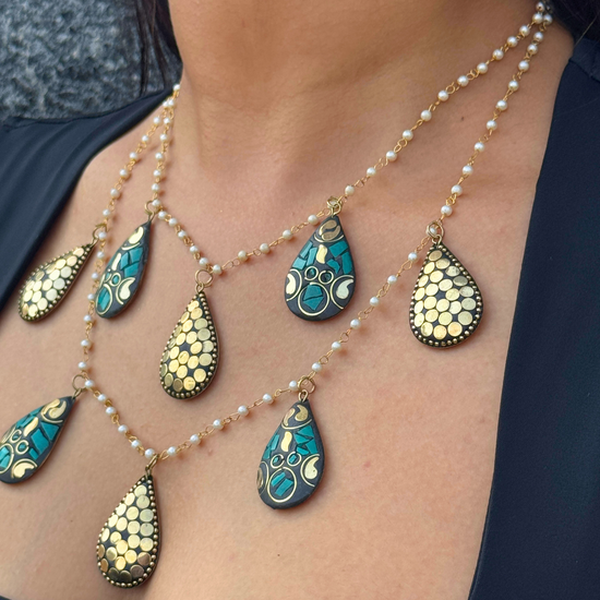 Zehnab Two-layer Moroccan Necklace