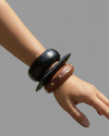 Rust Muse Wooden Bangle Stack - Set of 3