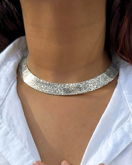 Ansh Tribal Silver Hasli