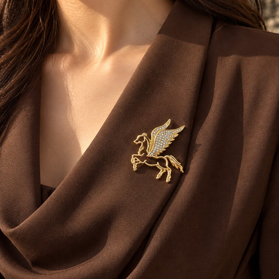Flying Horse Brooch