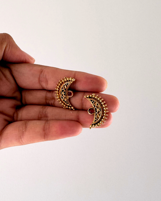 Half Moon Golden Choker Set