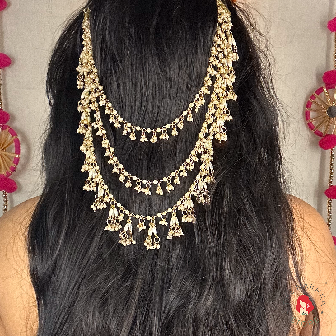 Soni Long Pearl Necklace