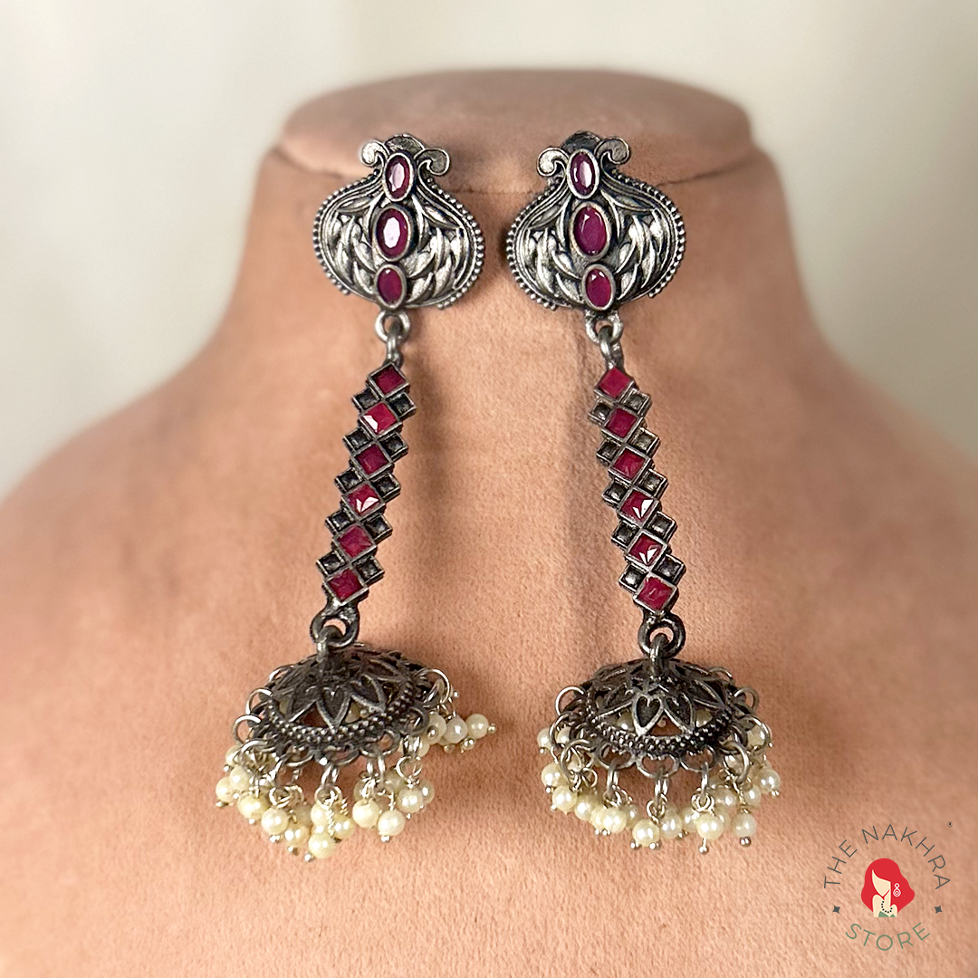 Sajda Long Earrings