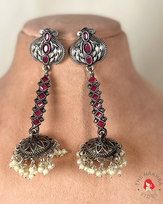 Sajda Long Earrings