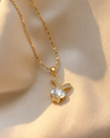 White Bunny Pendant Necklace
