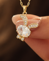 White Bunny Pendant Necklace