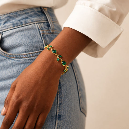 Call me Tulip Green Bracelet