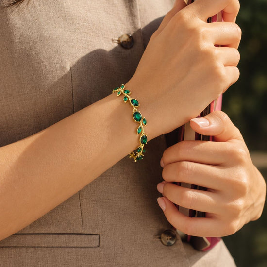 Call me Tulip Green Bracelet