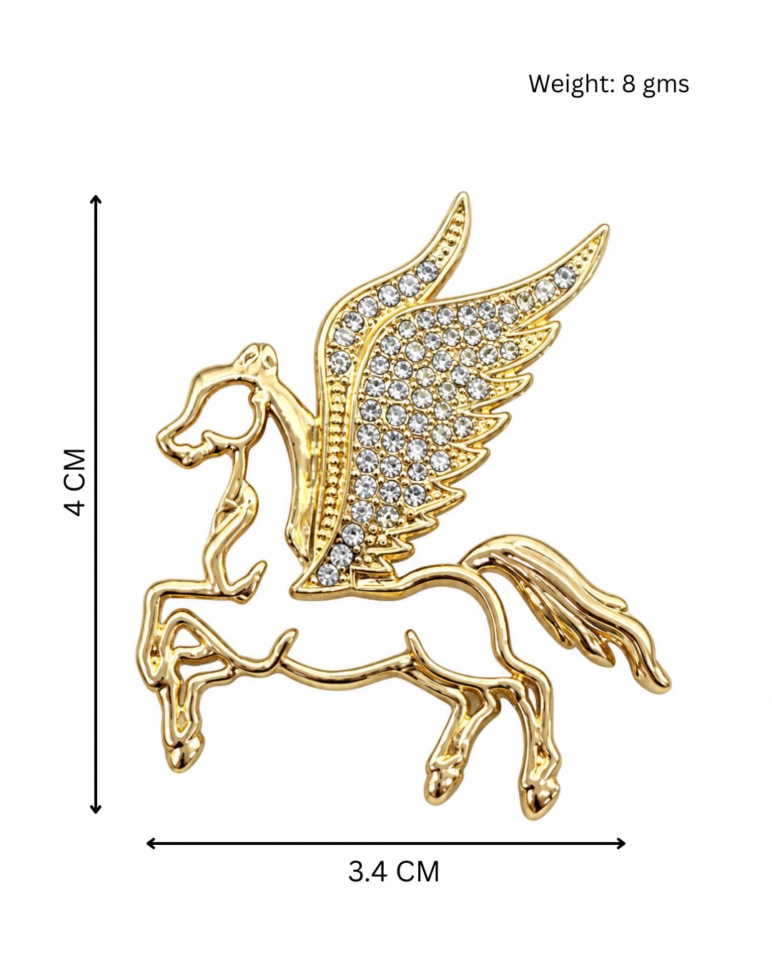 Flying Horse Brooch