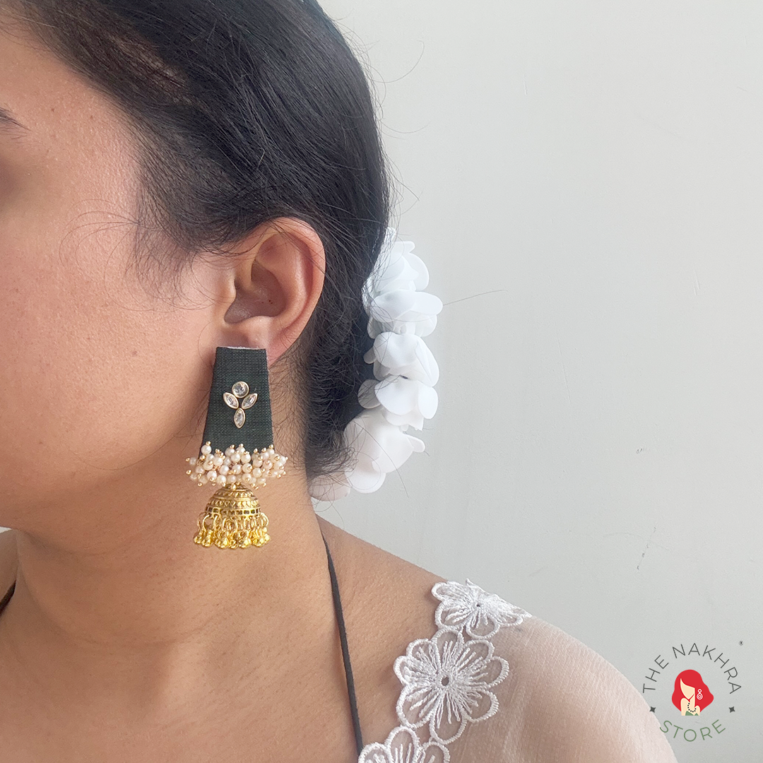 Nadaniya Fabric Earrings