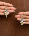 Kumud Kundan Oxidised Earrings