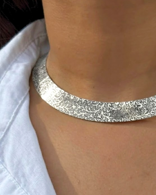Ansh Tribal Silver Hasli