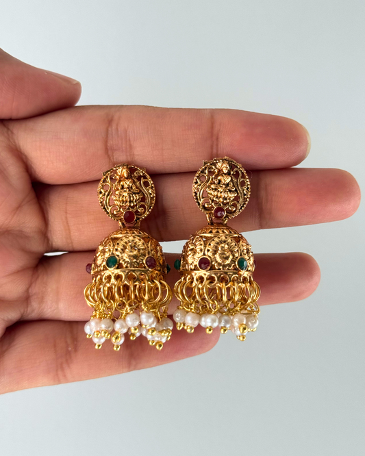Saraswati Temple Necklace Set