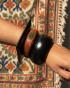 Mood Wooden Bangle Stack - Stack of 3