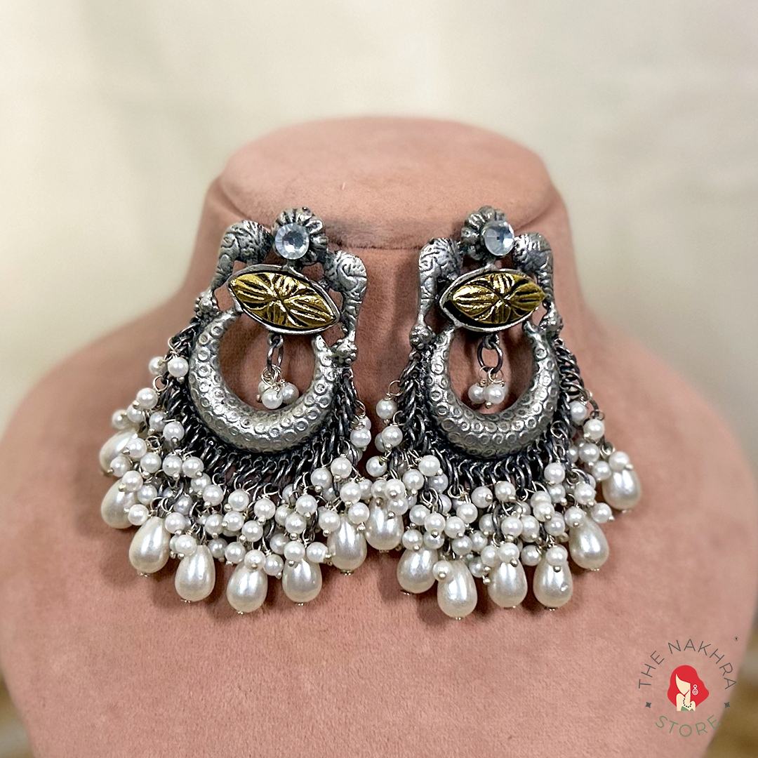 Khudaya Long Dual Tone Necklace Set