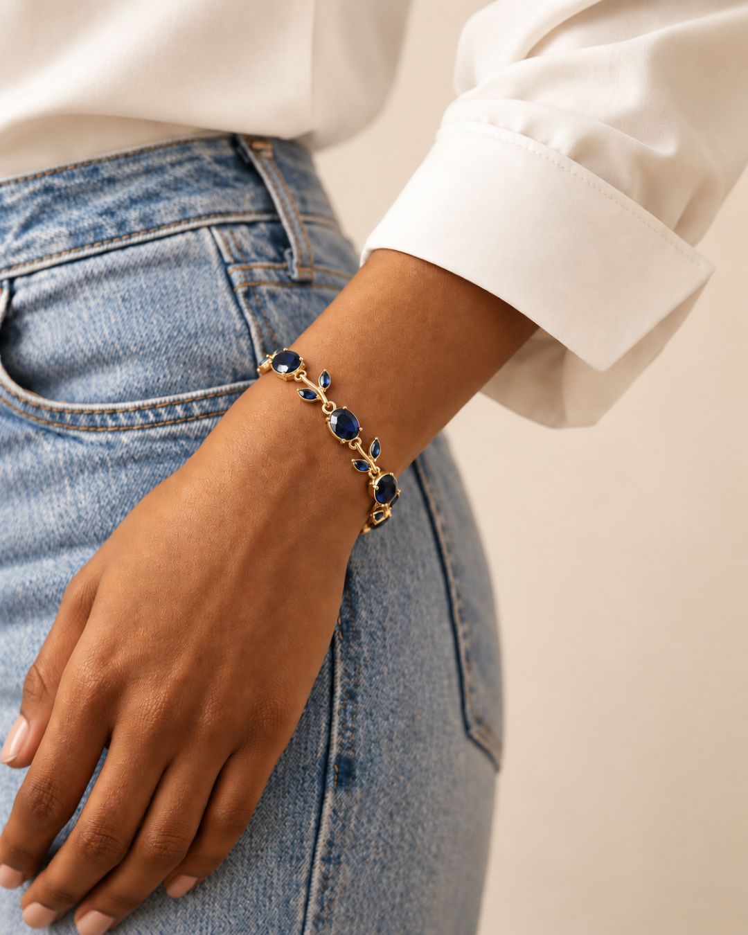 Call me Tulip Blue Bracelet