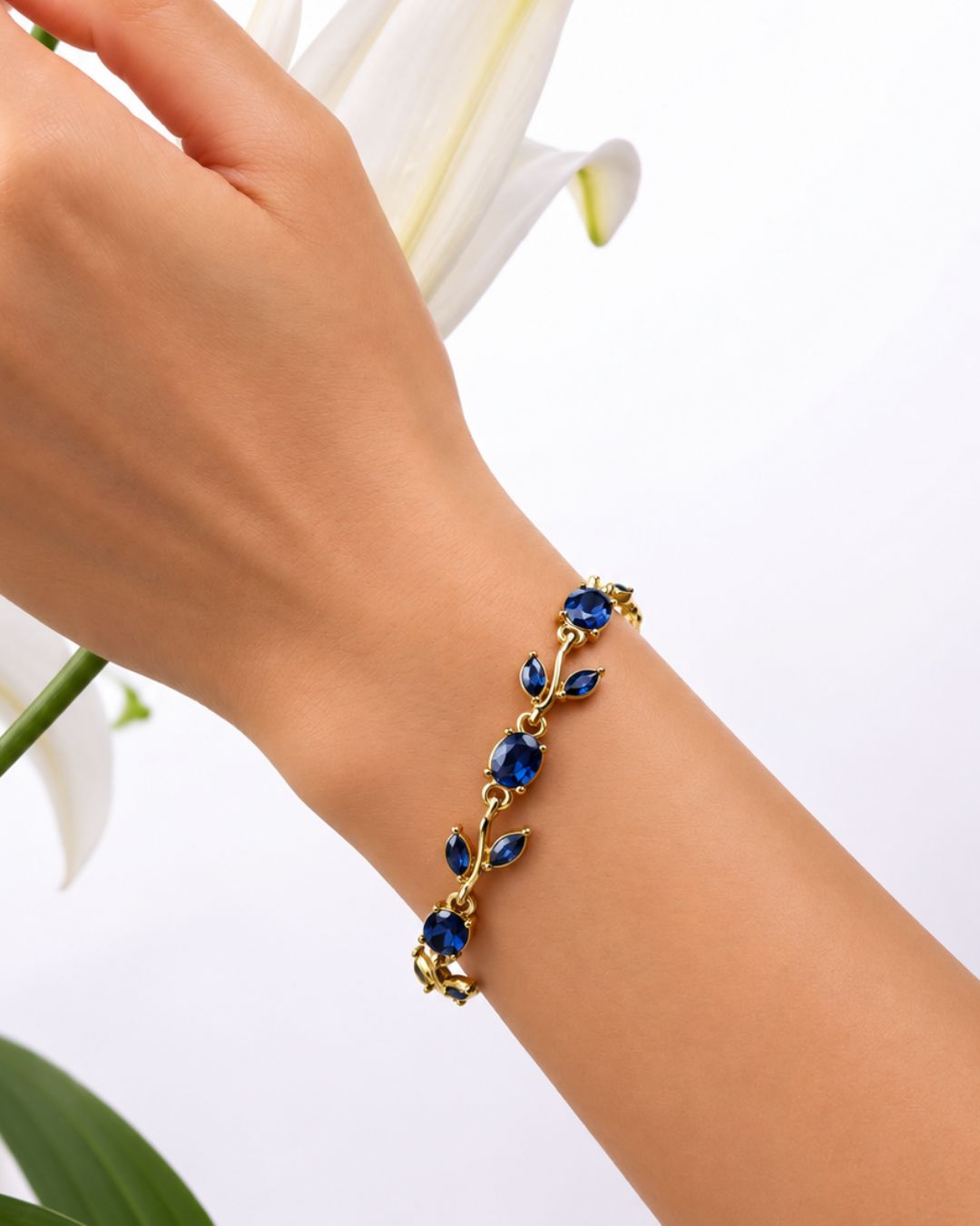 Call me Tulip Blue Bracelet