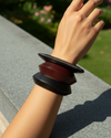 Wild Ember Wooden Bangle Stack - Stack of 3
