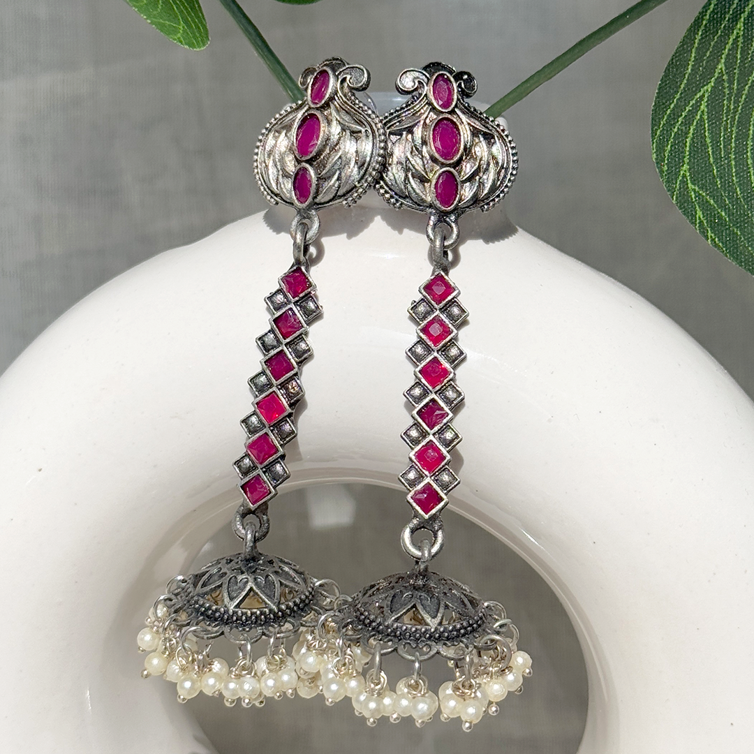 Sajda Long Earrings