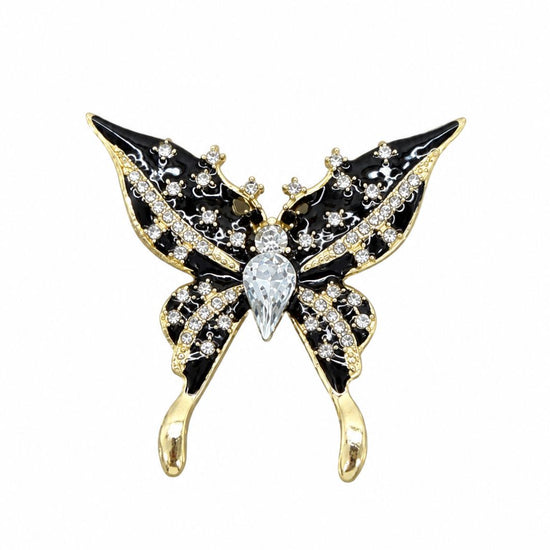 Black Butterfly Brooch