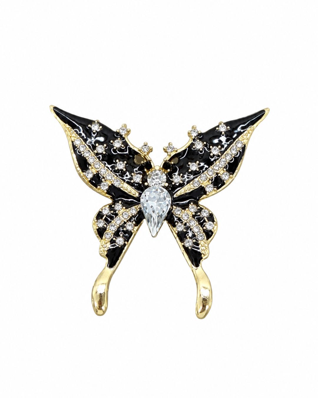 Black Butterfly Brooch