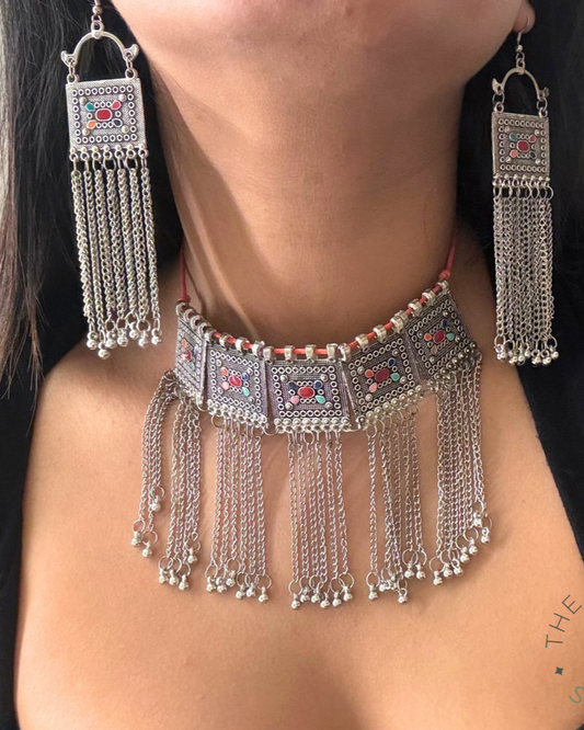 Hoor Afghani Choker Set