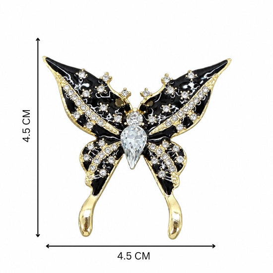 Black Butterfly Brooch