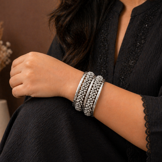 Ghungroo Spiral Bangle