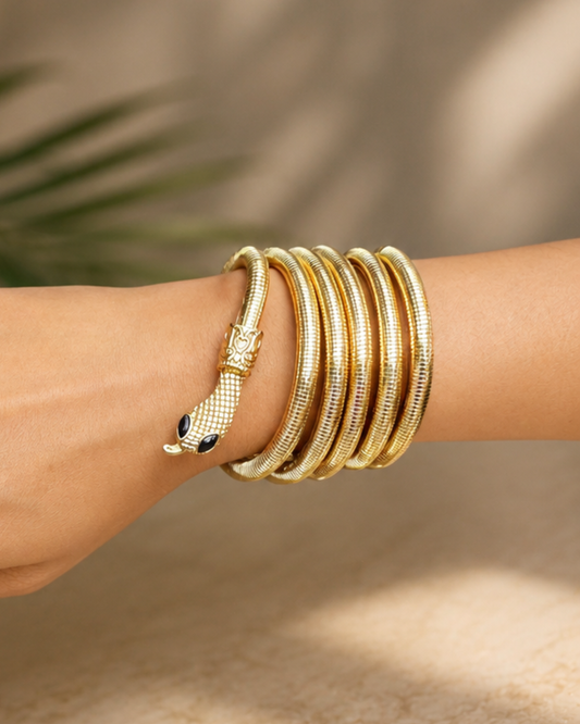 Twistable Golden Choker/Bracelet