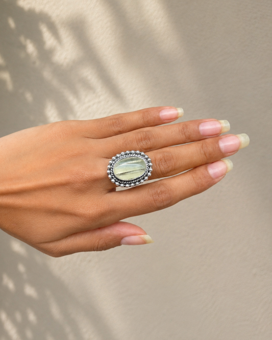 Sukh Grey Moroccan Ring