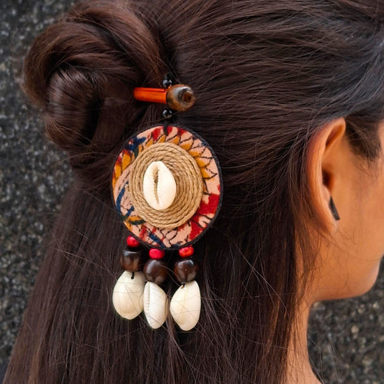 Nazm Handcrafted Wooden Hairpin Stick