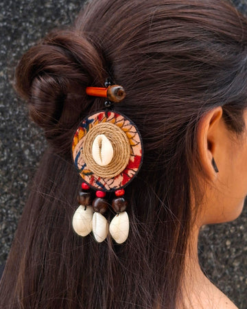Nazm Handcrafted Wooden Hairpin Stick