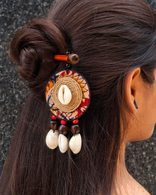 Nazm Handcrafted Wooden Hairpin Stick