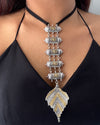 Leaf Dual-tone Tie Choker Set